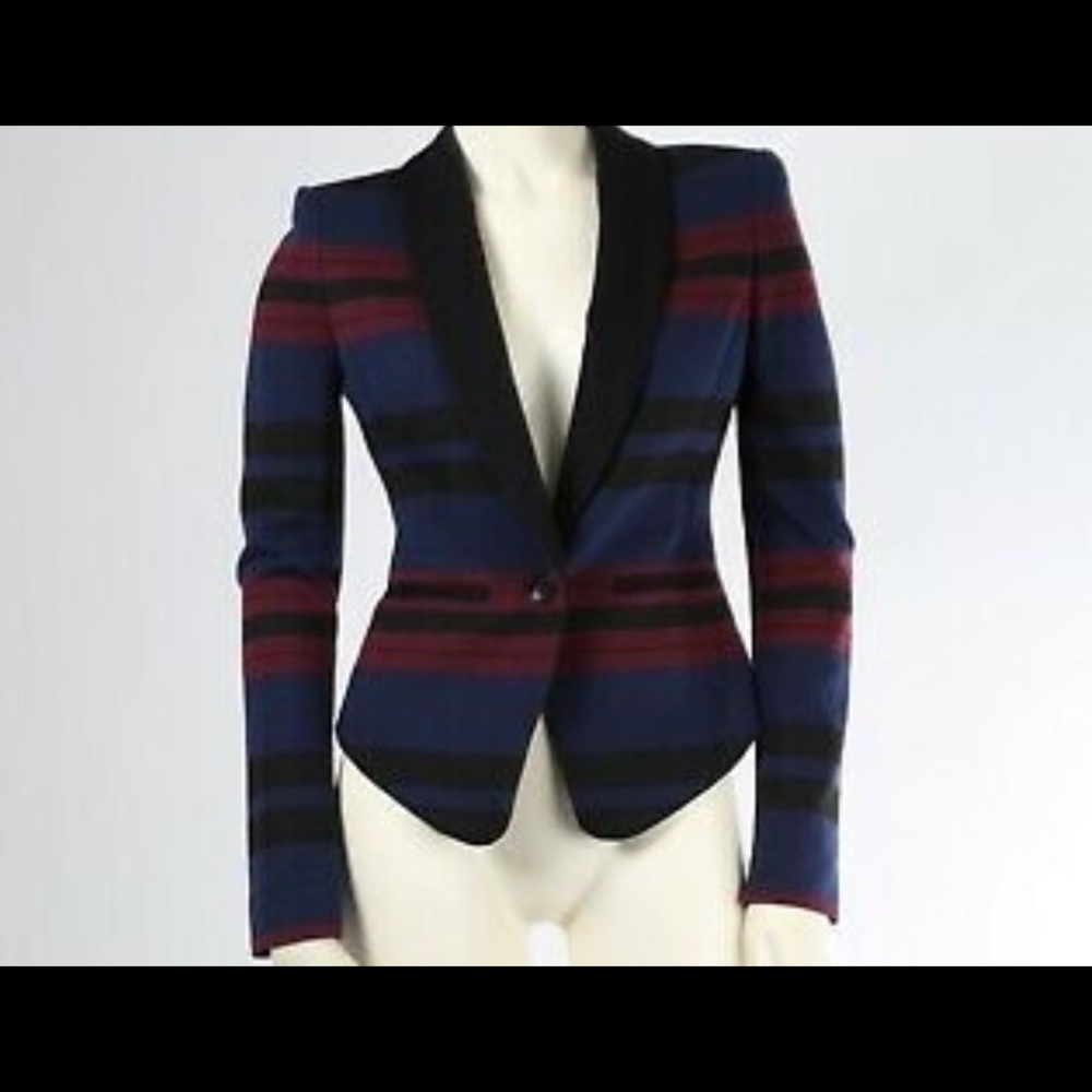 BCBGMAXAZRIA striped blazer